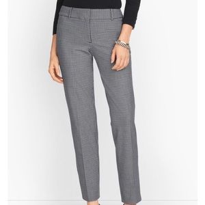 Talbots Houndstooth Hampshire Ankle Pants